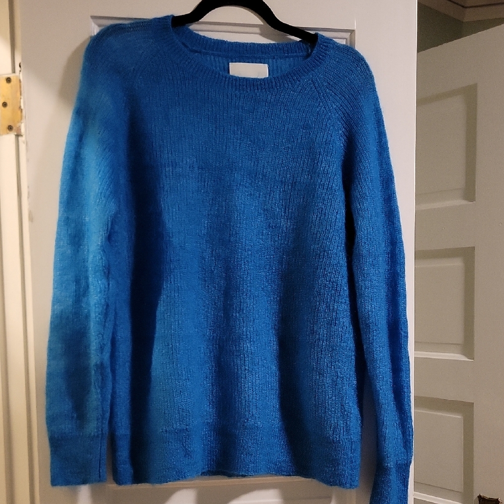 Samsøe Samsøe Bright Cobalt Blue Mohair Sweater - M